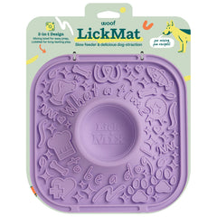 WOOF LickMat lavanda, promueve lamido y entretenimiento en la hora de comer