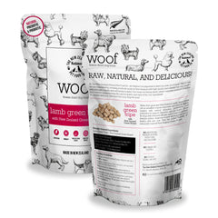 Ingrédients naturels WOOF: moules vertes néo-zélandaises pour une alimentation équilibrée.