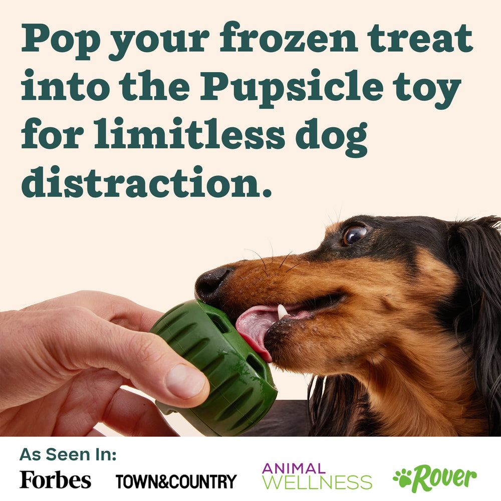Woof Pupsicle: opciones reutilizables para reducir desperdicio.