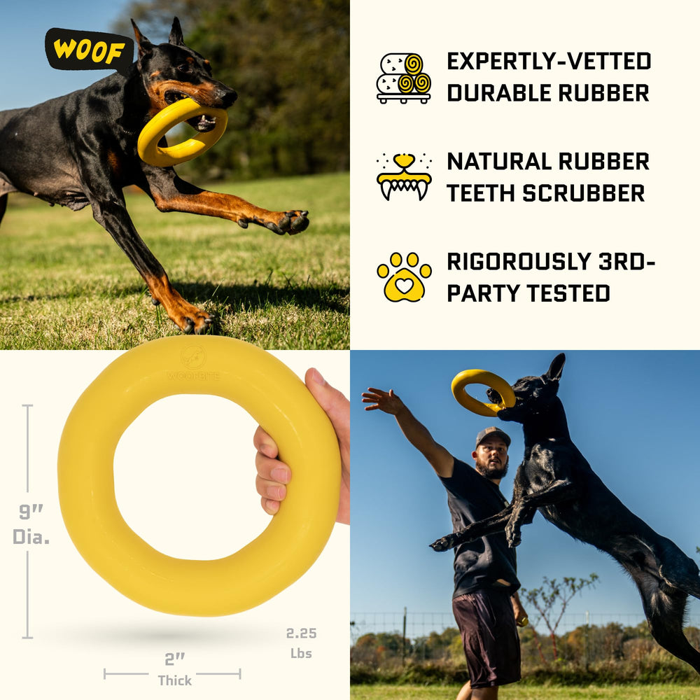 WoofBite Anillo Gigante XL seguro y sin toxinas para perros