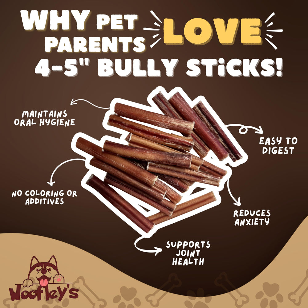 Woofley's masticables de res, masticación prolongada para perros activos