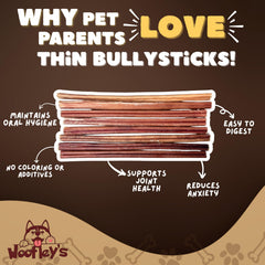 Palitos bully sin quimicos de Woofley's, alternativa simple