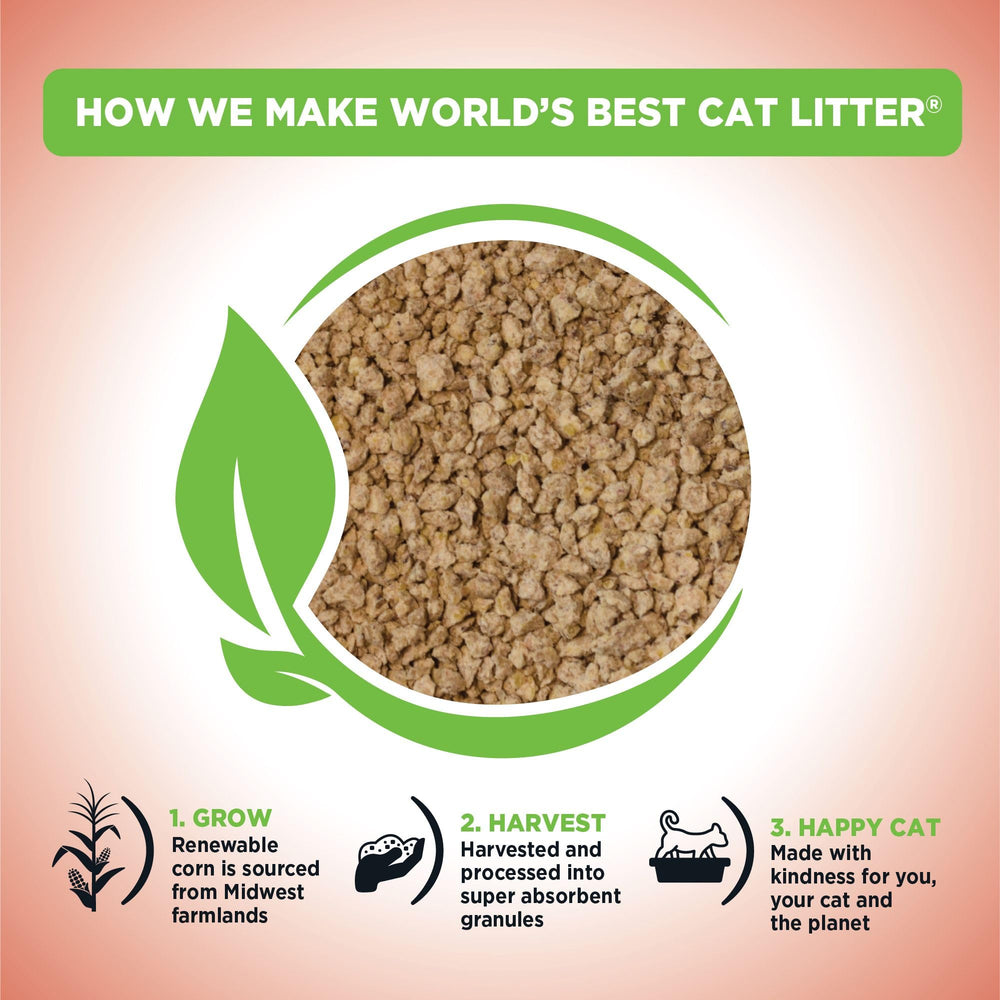 World's Best Cat Litter libre de polvo 99% reduce polvo en casa.