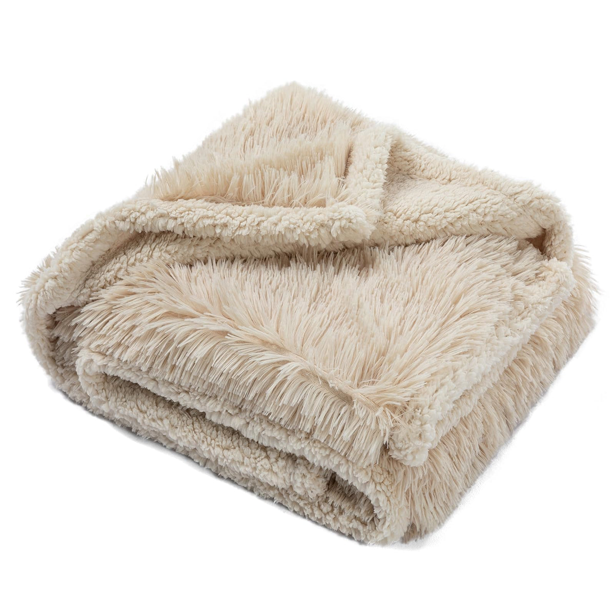 Wowchine manta impermeable crema para perro sobre sofá protege la tapicería y conforta.