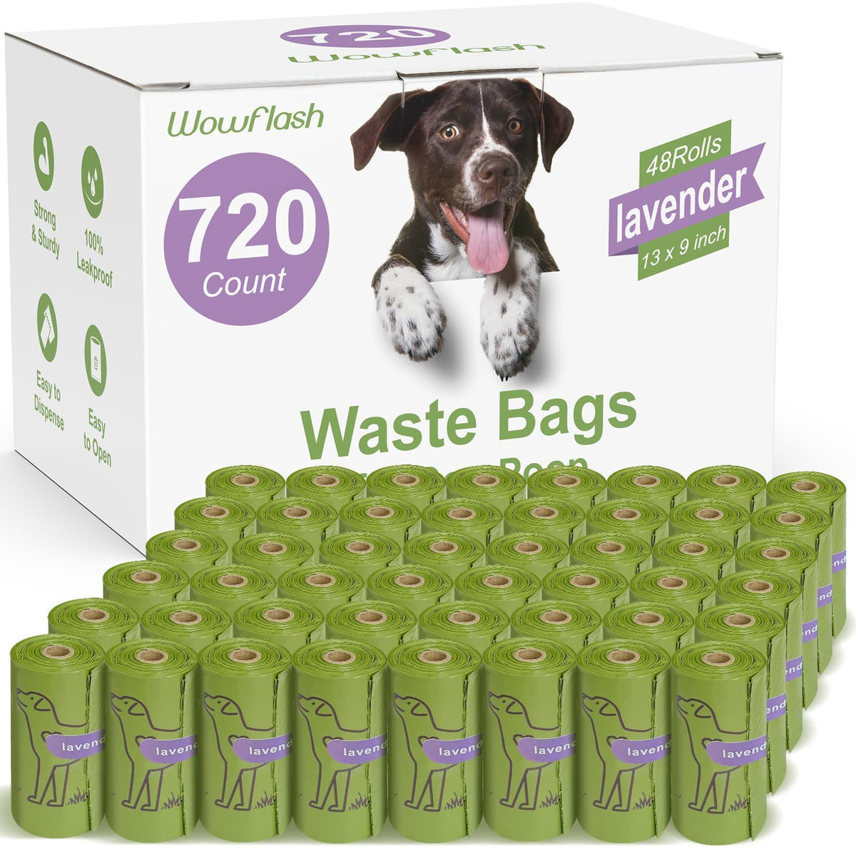 Bolsas Wowflash de lavanda en empaque para uso diario al paseo