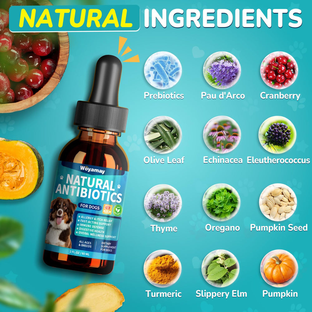 Alivio respiratorio para perros con fórmula natural de Woyamay.