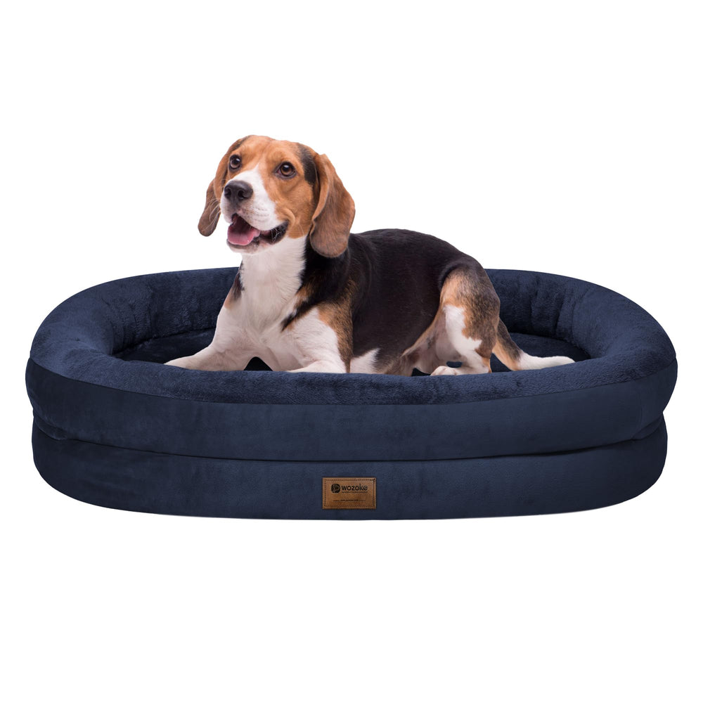 WOZOKE cama-perro-ortopedica espuma-panales con soporte para articulaciones.