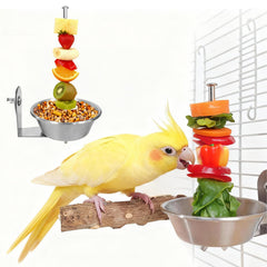 Comedero de aves de WQY GroceryShop para fruta y verdura, jaula limpia.
