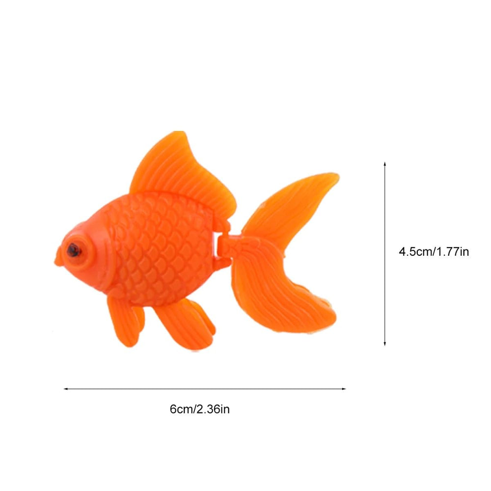 WsjiaboFux ornamento naranja flotante para pecera, color vivo
