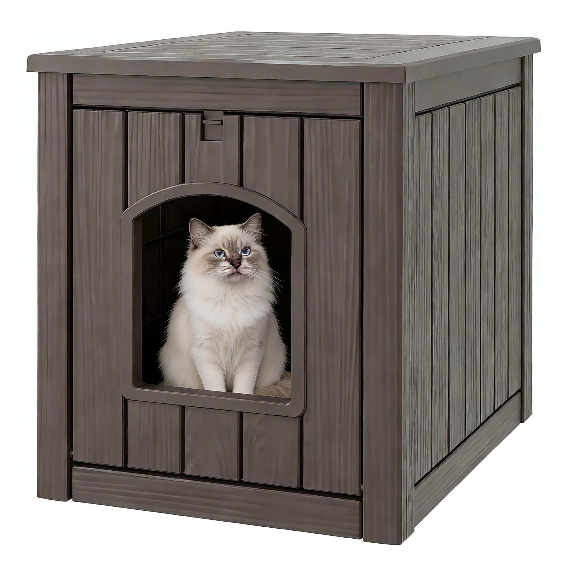 WTFGO caseta oculta para caja de arena, apta para interior y exterior.