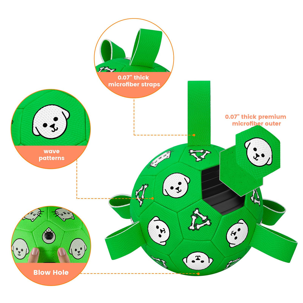 WYNTRIUM Balón de 8 pulgadas ideal para perros medianos y grandes.