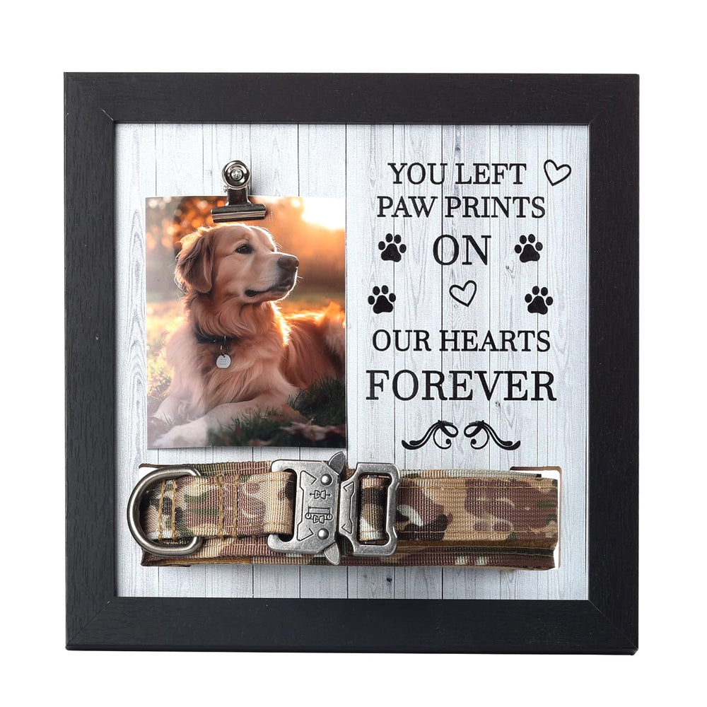 X-partner marco memorial para mascotas con portacollar, conserva foto y collar.