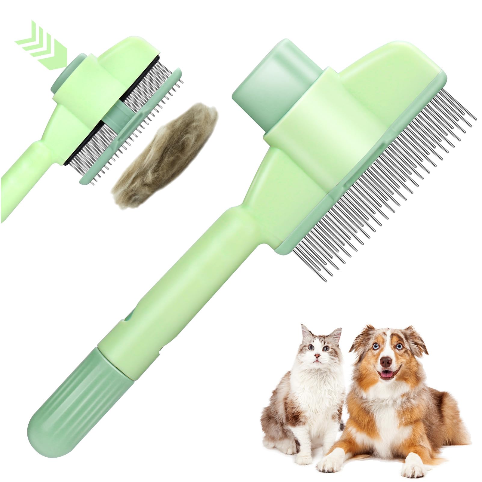 XANGNIER cepillo eliminacion-pelo un solo clic para cuidado rápido de la mascota