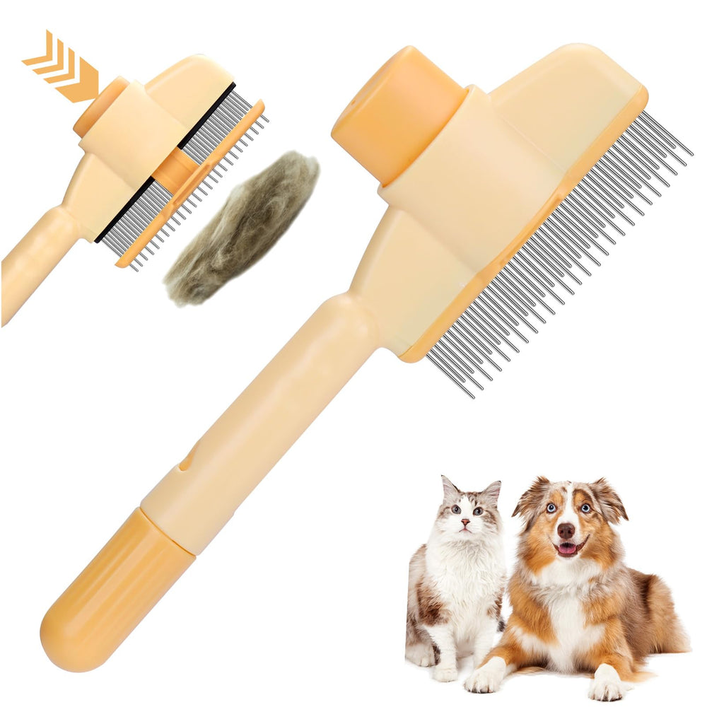 XANGNIER peine deslanado para mascotas con un solo clic, uso rápido.