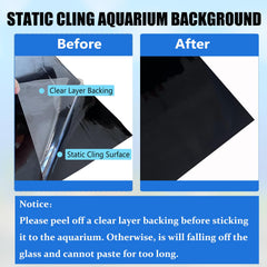 Vinilo duradero XCNO para acuario, resistente al agua.