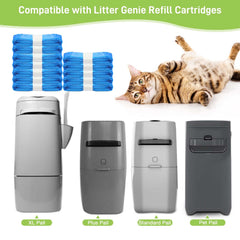 Bolsas Xfire para Litter Genie Plus, fácil reemplazo y uso cómodo.