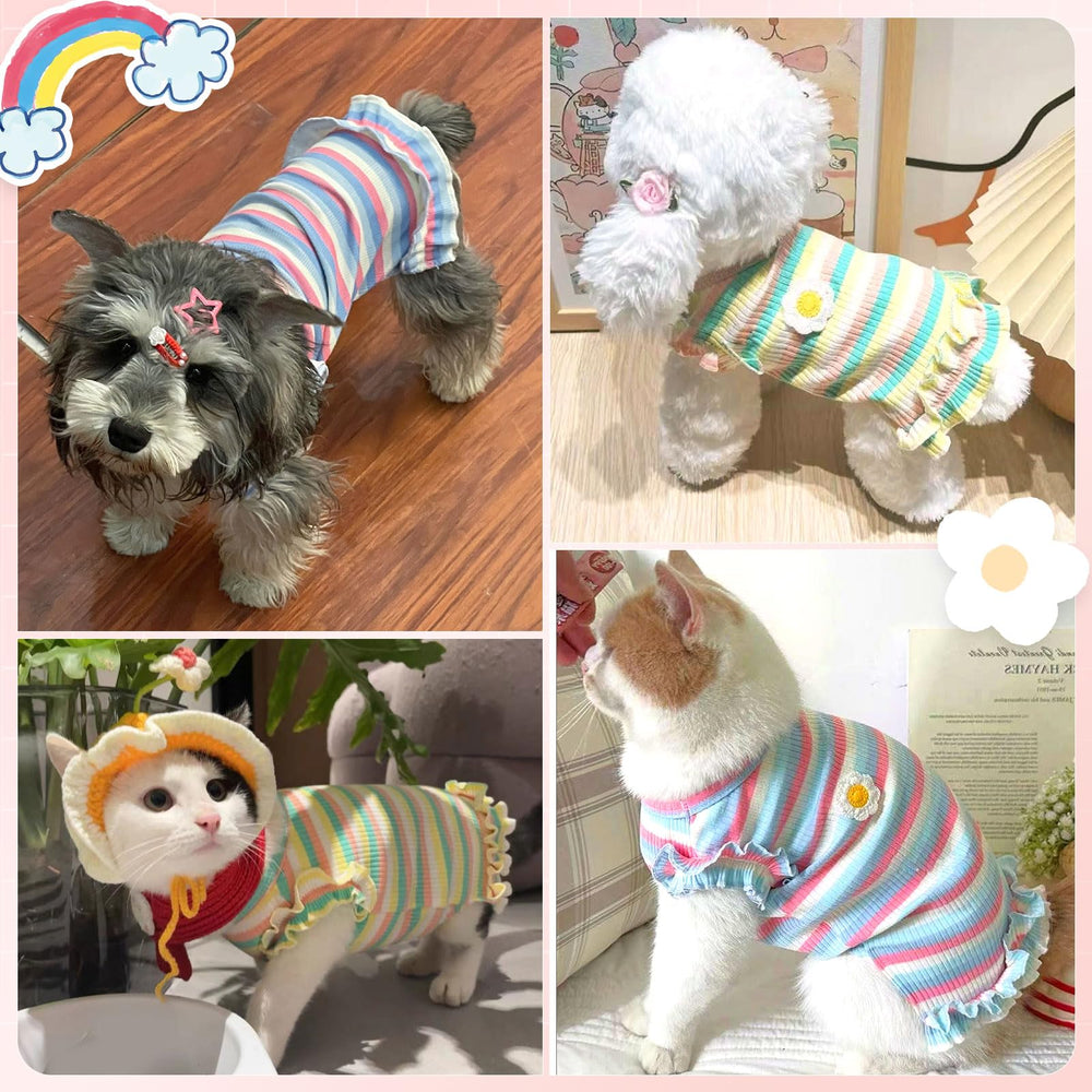 Uso diario y fiestas para mascotas con camisetas XGDMEIL