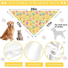 XGXHZYLC bandana Pascua para perros, material premium y suave, duradera para el uso diario.