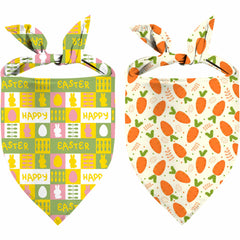 XGXHZYLC bandana de Pascua para perro con diseño de conejito, ideal para sesiones fotográficas.