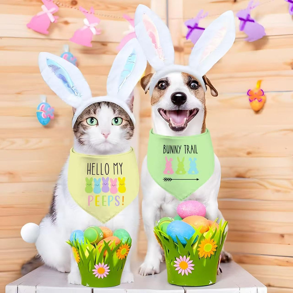 Panuelo XGXHZYLC Pascua dibujo conejo y huevos para estilo festivo.