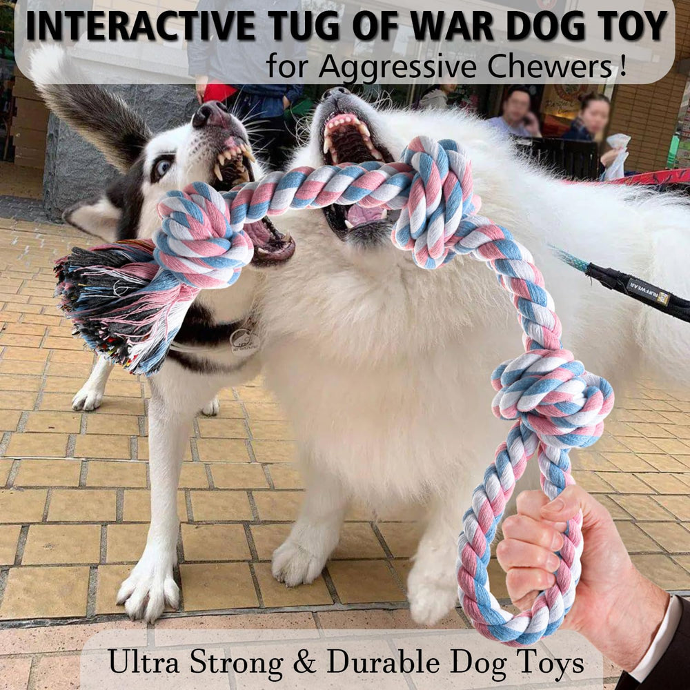 XIGOU juguete de cuerda para cachorros, denticion suave para los dientes.