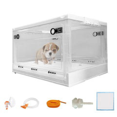 XingRuiTai camara oxígeno para perros plegable con ruedas, transporte cómodo.