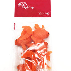 Decoración XMHF pez naranja flotante para acuario