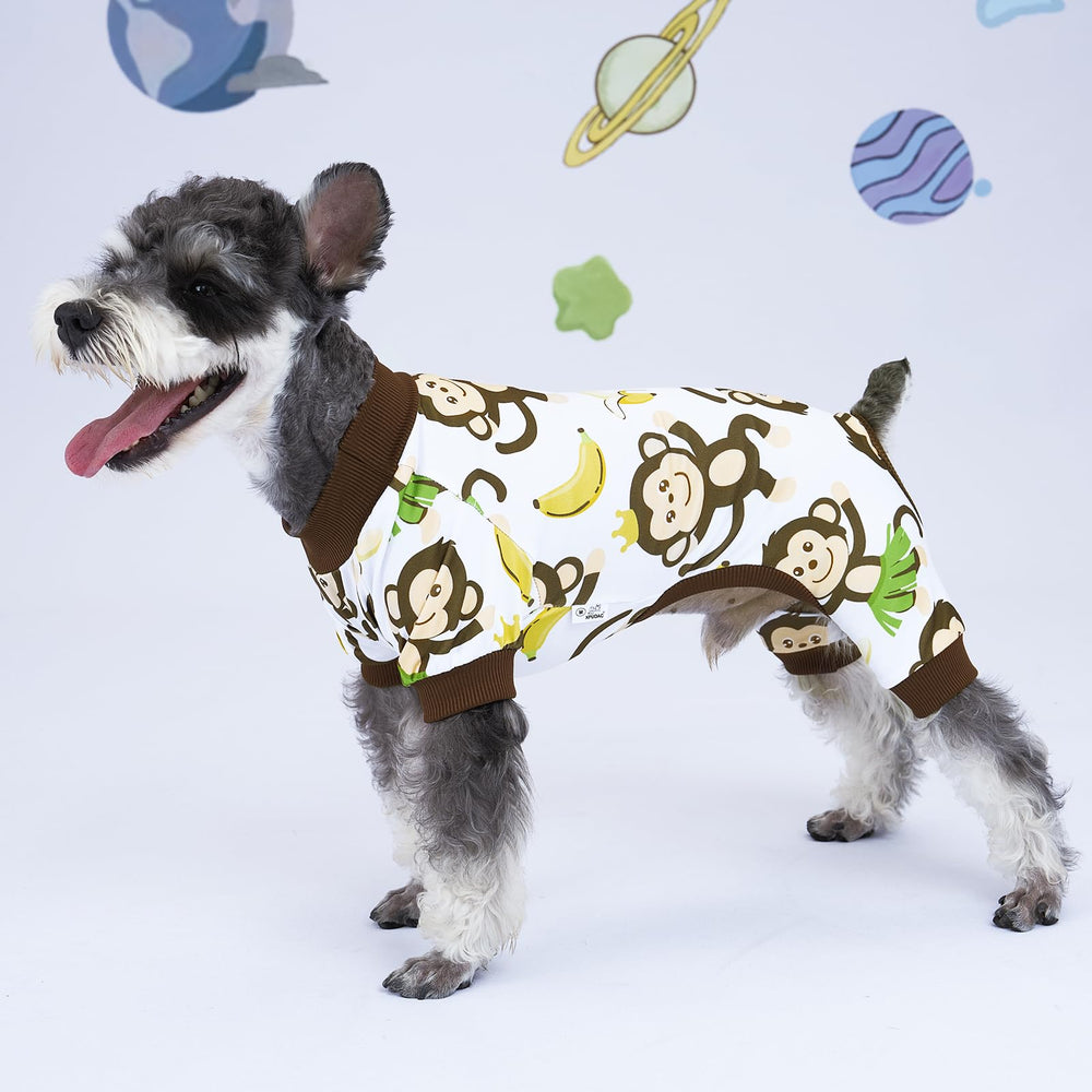 XPUDAC pijama para perro - cuello elástico para ponérselo con facilidad.