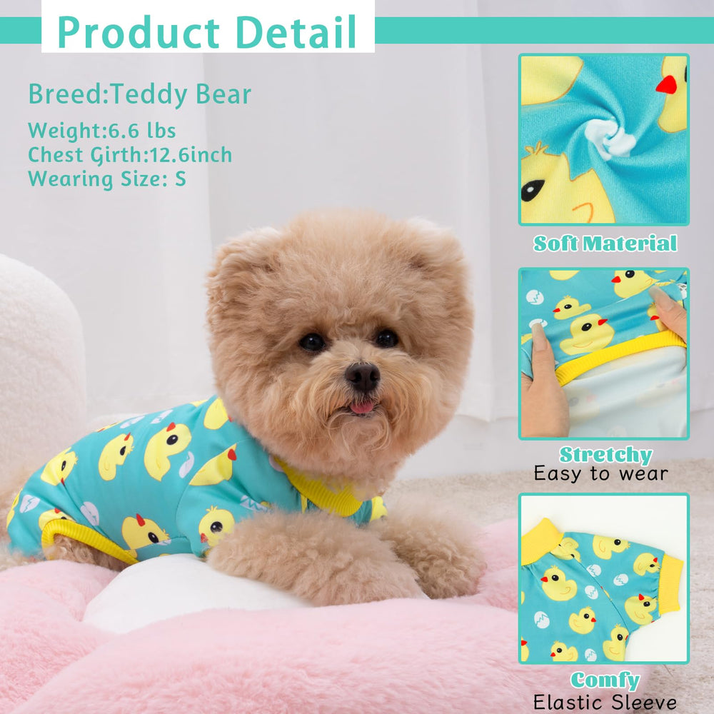 XPUDAC pijamas con diseños divertidos para identificar mascotas en casa.