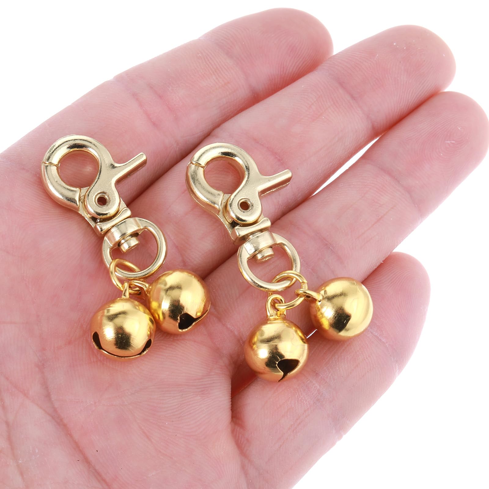 Xthrotsenk juego de 2 campanas accesorio versátil para collares