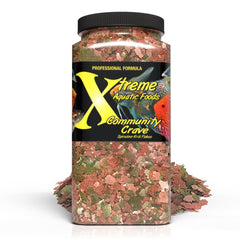 Xtreme Aquatic Foods Copos Krill Spirulina: copos para colores vivos y nutrición equilibrada.