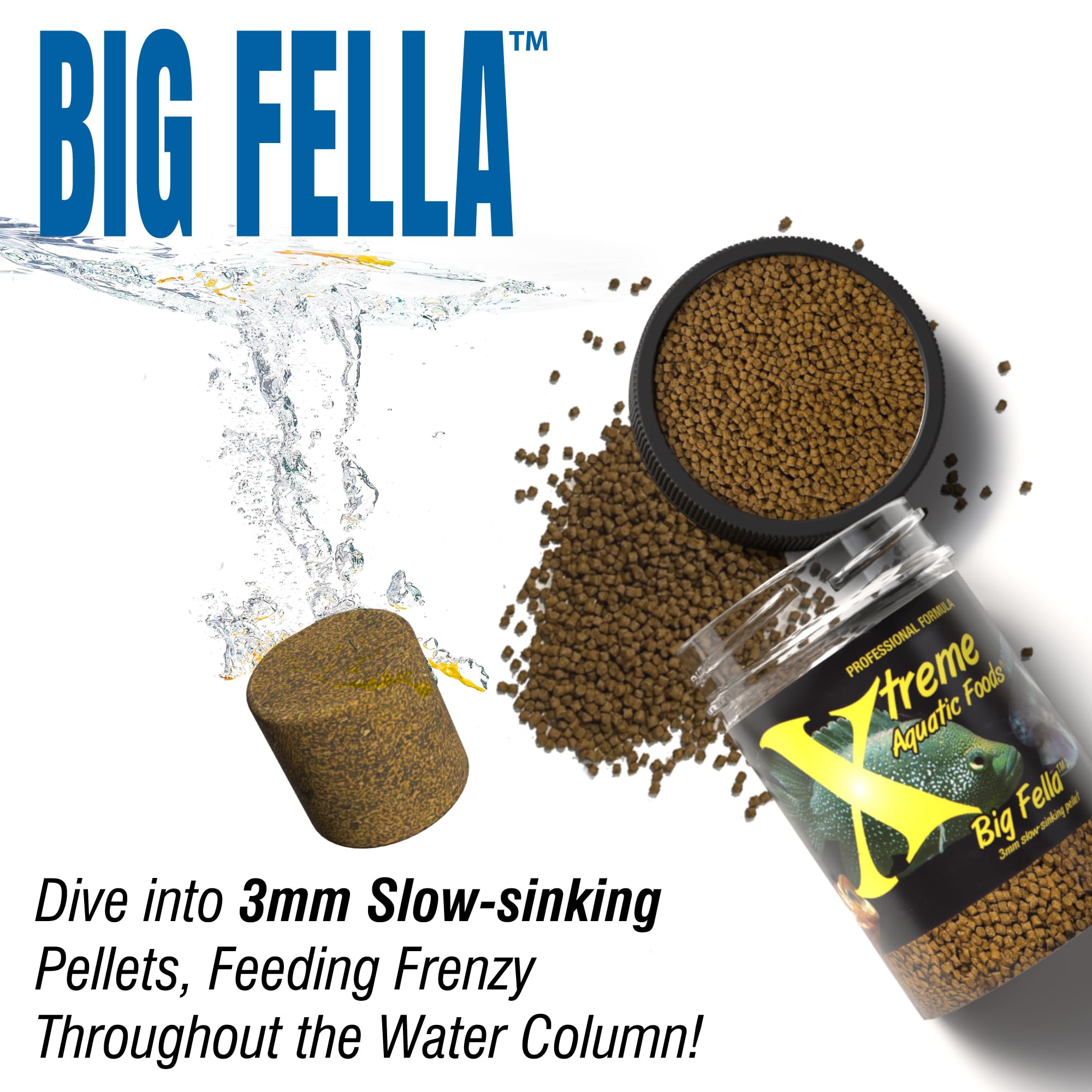 Mezcla marine con krill, camarón y calamar para nutrición completa.
