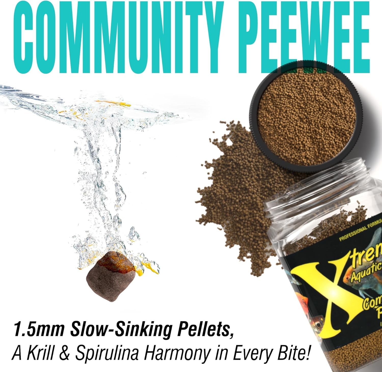 Xtreme Peewee para peces tropicales pequeños en acuario