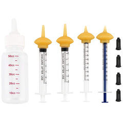 Xuanda biberón 50 ml para mascotas, práctico y lavable.
