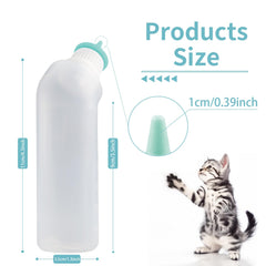 Xuandea Biberón Gatito Silicona Suave: chupete seguro y tolerante.