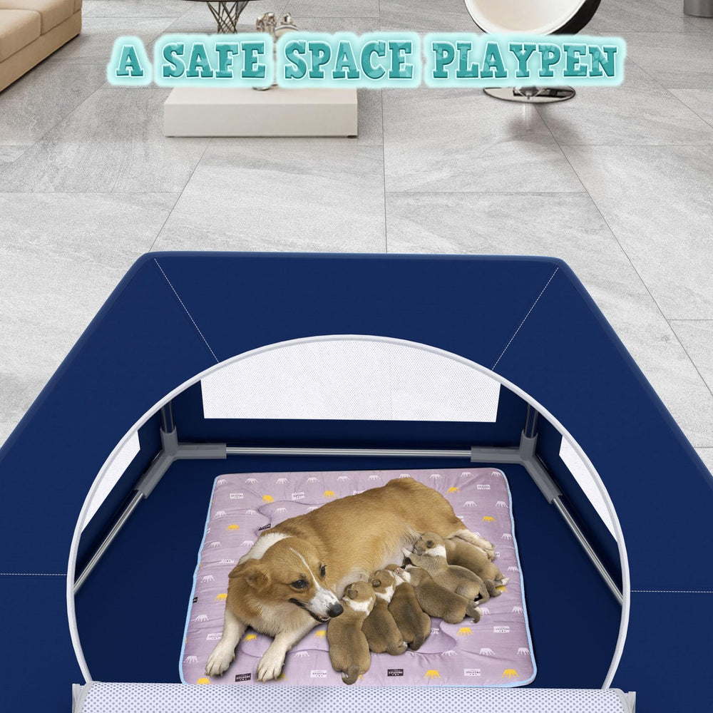 XVISHX corral hexagonal 45x45, tela oxford 600d impermeable y resistente