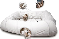XxingSheep cama-túnel gato XL espaciiosa para dormir y jugar