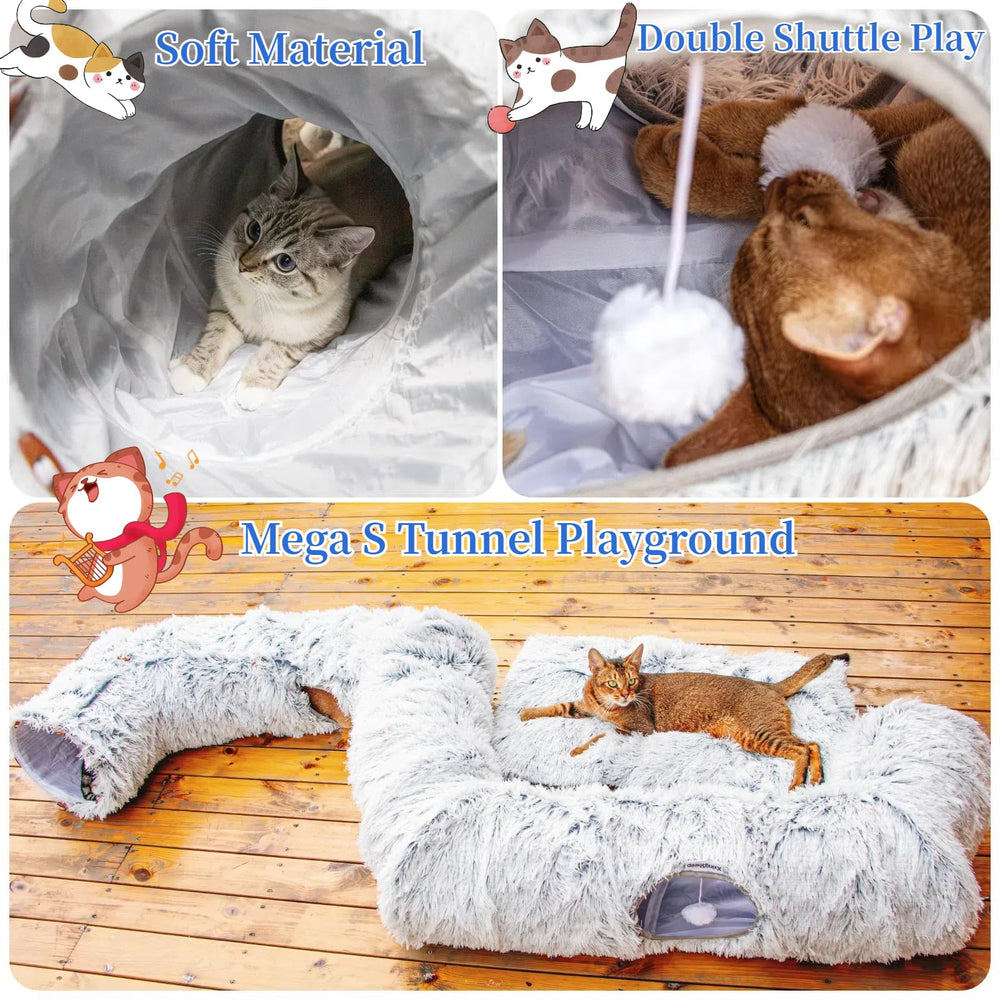 XxingSheep refugio suave para gatos en interiores, ideal para esconderse