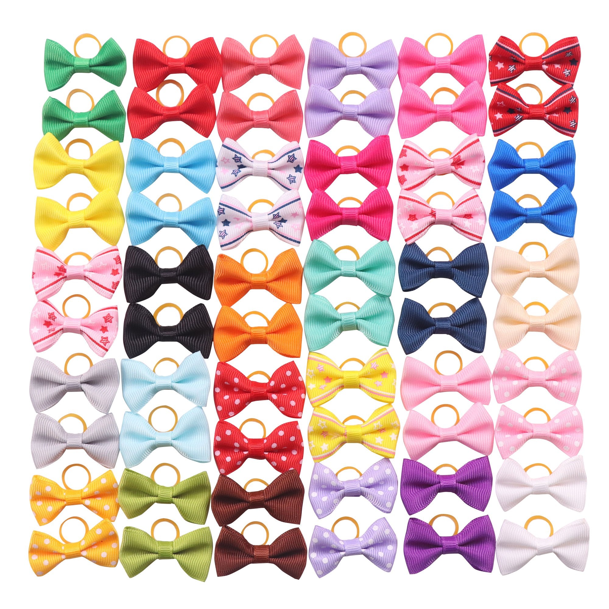 Lazo YAKA mini para perrito de 40 mm, estilo adorable para salidas diarias.