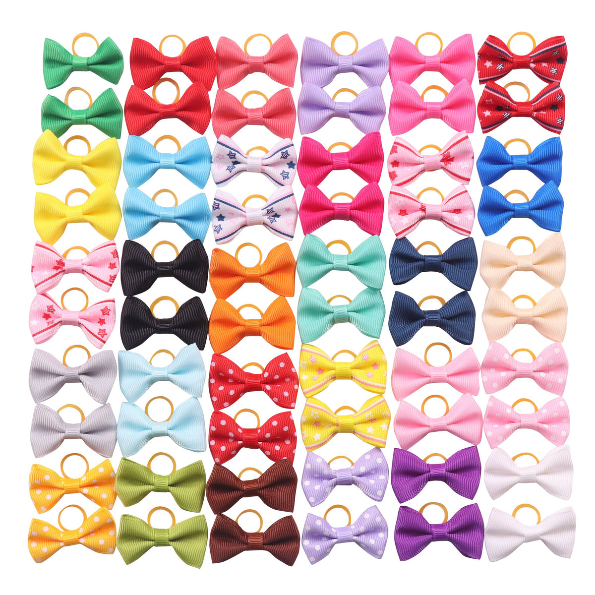 Lazo YAKA mini para perrito de 40 mm, estilo adorable para salidas diarias.