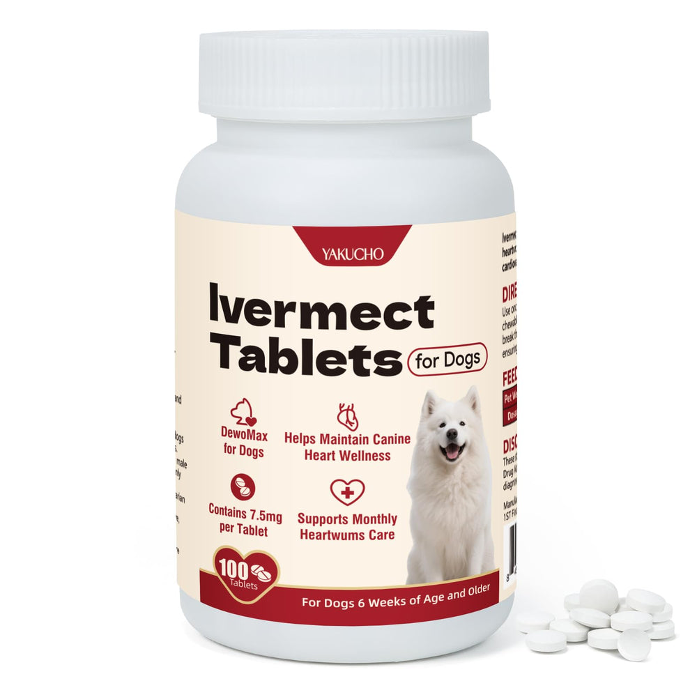 Yakucho Lvermect para perros: empaque visible para compra y uso mensual seguro.