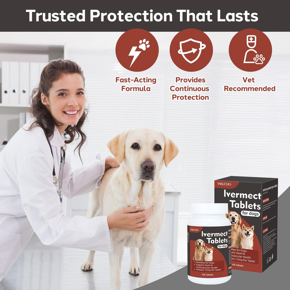 Tabletas fáciles de triturar Yakucho para perros con paladar sensible.