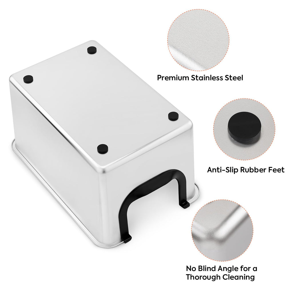 Yangbaga caja de arena de acero inoxidable, duradera y fácil de mantener.