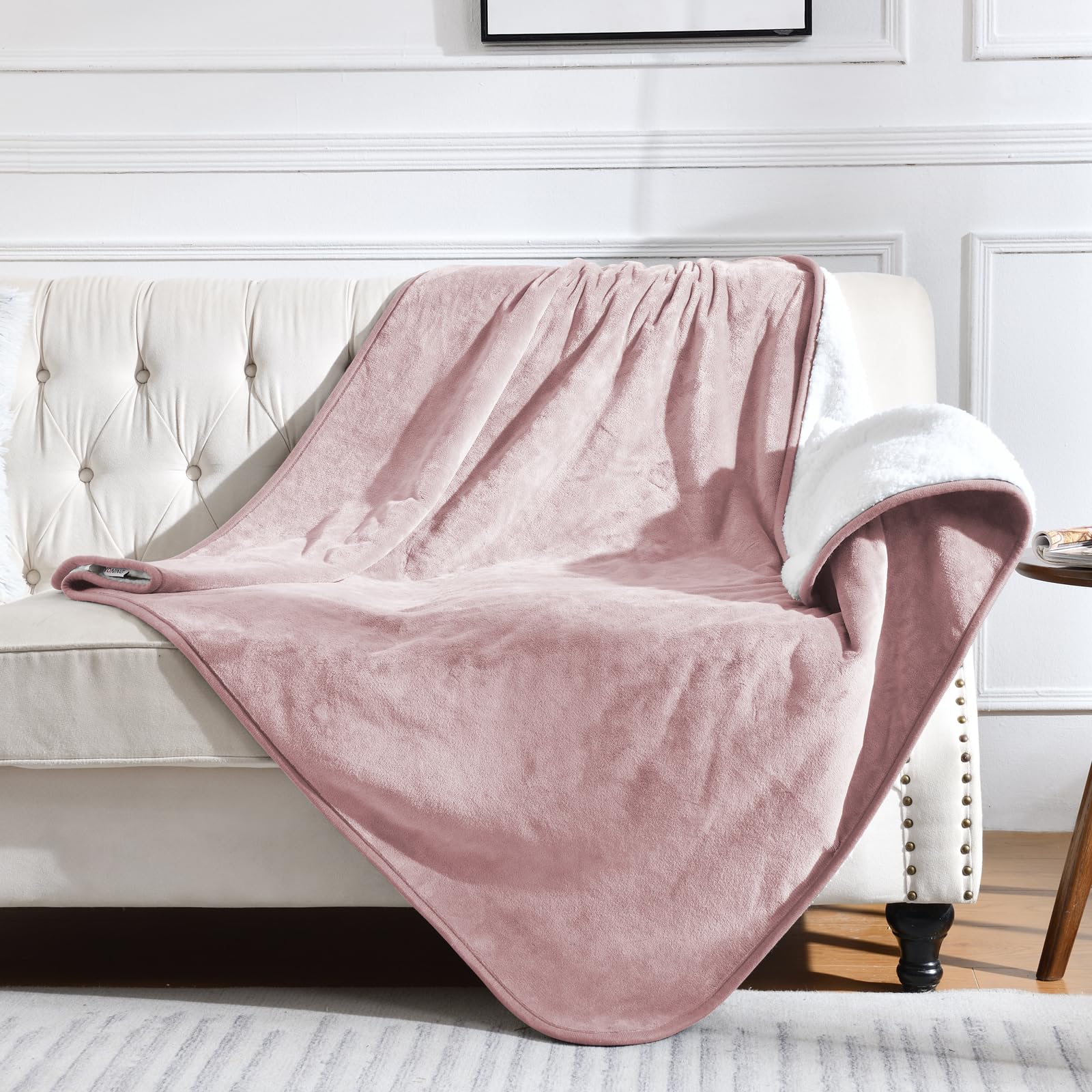 Manta impermeable Yaning para cama y sofá, protege derrames.