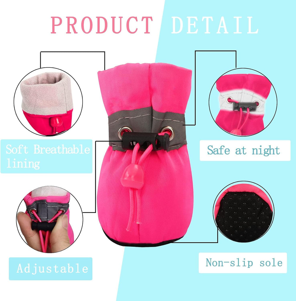 YAODHAOD Zapatos para perros pequeños, suela anti deslizante para suelos lisos.