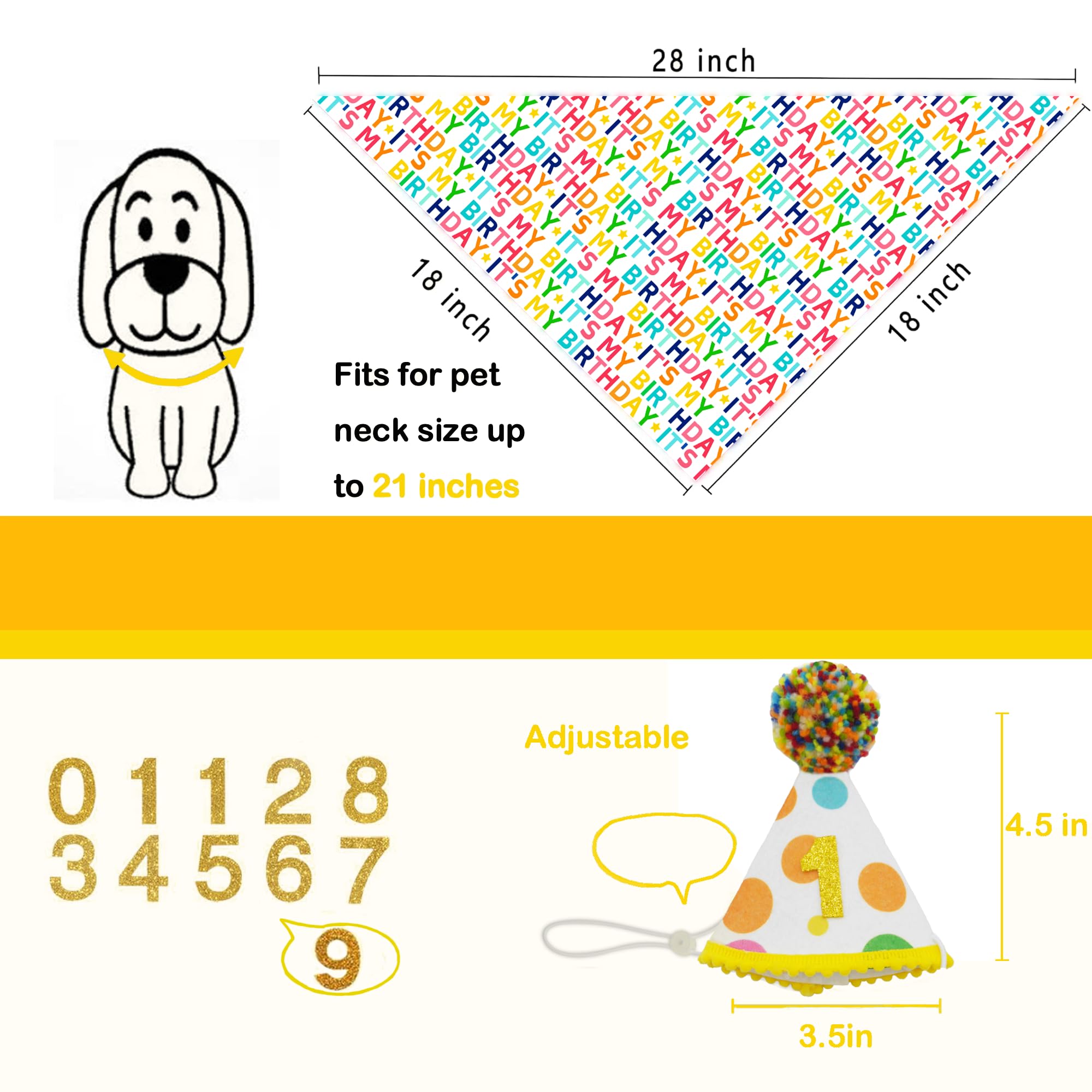 Yaofavo bandana de doble capa en poliéster, duradera para las aventuras diarias de tu perro.