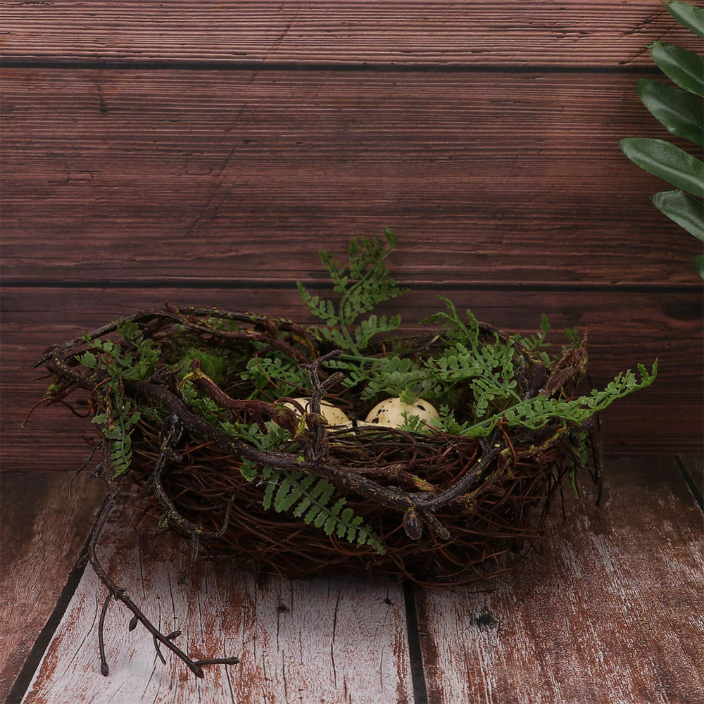 Decoración primaveral con nido YARNOW, aporta tono natural