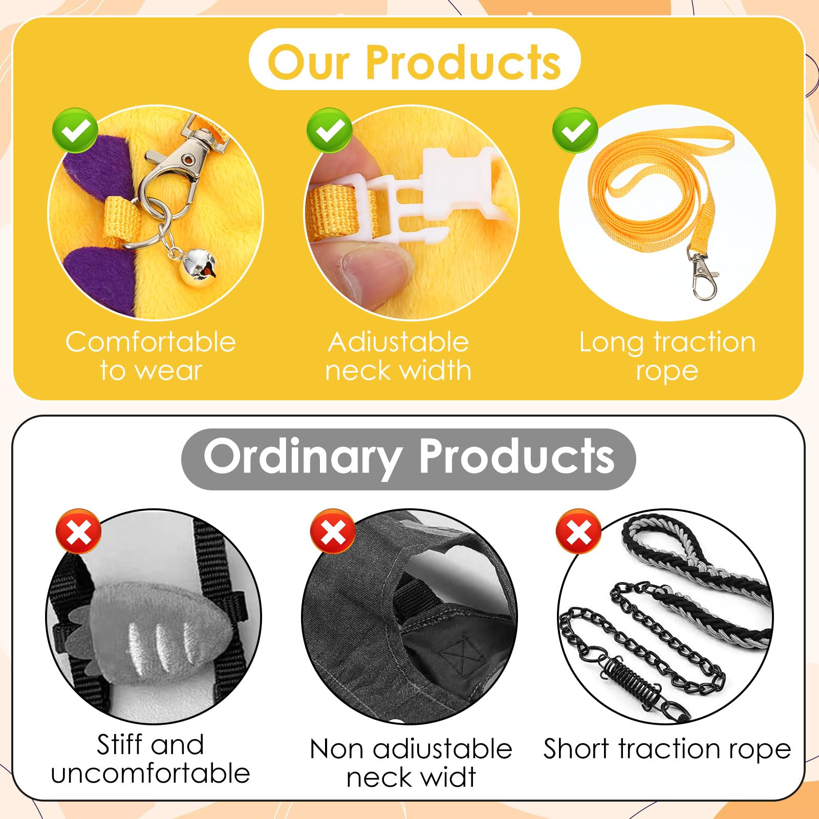 Arnés YBEATY resistente y durable para mascotas activas.