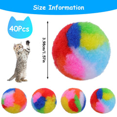 Bola YBEATY de peluche suave para juego silencioso