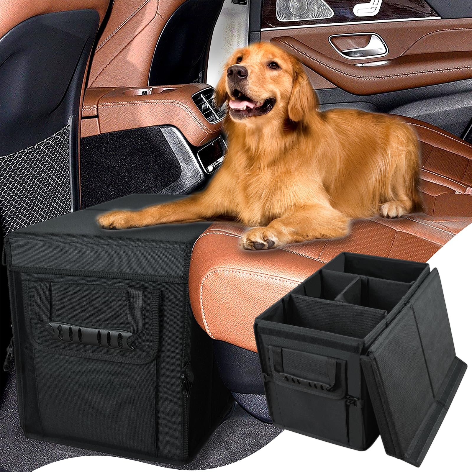 Extensor de asiento para perro en coche, seguridad en el trasero YCooiFo.